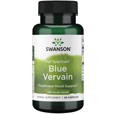 Swanson Full Spectrum Blue Vervain 400 mg 60 Caps.