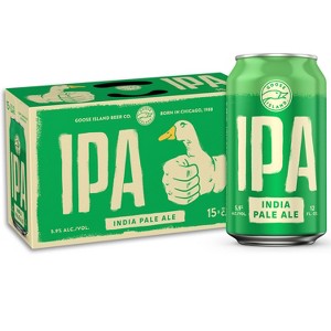 Goose Island IPA Beer - 15pk/12 fl oz Cans - 1 of 4