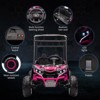 2-Seater Kids Ride On Utv, 24V 4WD Electric Truck with Sun Shade,Remote Control - 3 of 4