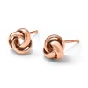 Black Bow Jewelry 7mm Polished Love Knot Post Earrings in 14k Rose Gold - 3 of 4
