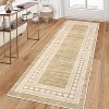 Coucheta Washable Rug Non-Slip, Stain Resistant Low Pile Rug with Border for Hallway Kitchen, Machine Washable Indoor Carpet,Multiple Sizes & Colors - 2 of 4