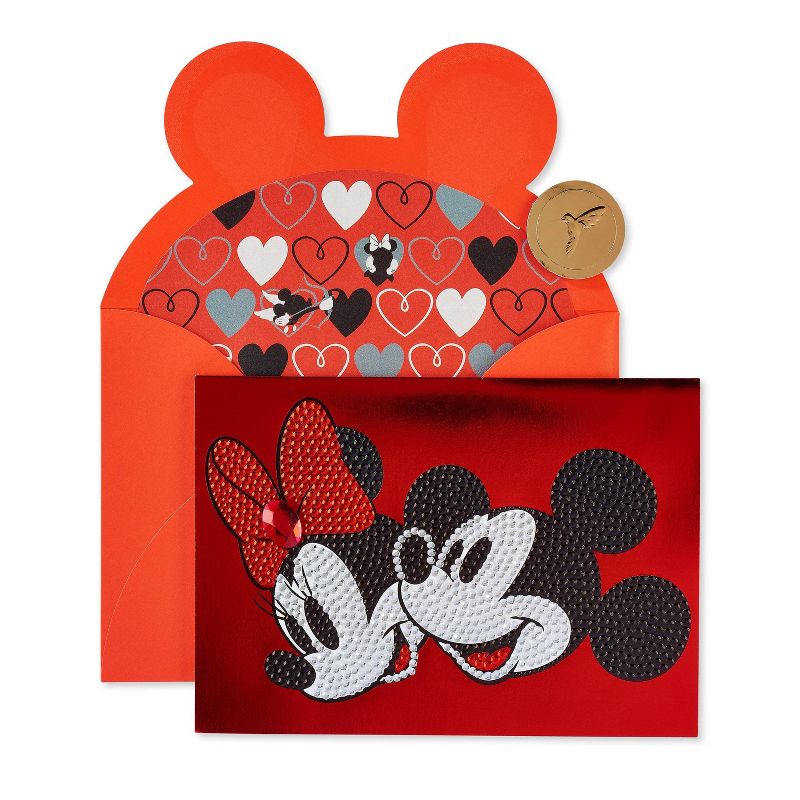 Card Birthday Gemmed Mickey and Minnie - PAPYRUS, 5 of 7