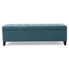CAVINAS Square Velvet Storage Ottoman Bench with Hidden Support Hinges,Upholstered Storage Ottoman,Storage Benches for Living Room,Bedroom - 2 of 4
