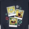 Men's - SpongeBob SquarePants - Festive Christmas Photos Graphic Fleece Sweatshirt - 2 of 4