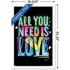 Trends International Jason Naylor - All You Need Is Love Framed Wall Poster Prints - 3 of 4