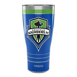 MLS Seattle Sounders 30oz MVP Stripe Stainless Steel Tumbler - 1 of 3