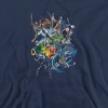 Batman Saints And Psychos Adult Pull-Over Hoodie - 2 of 4