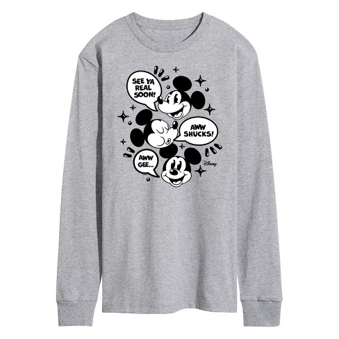 Men's - Disney - Mickey Mouse Long Sleeve Graphic T-Shirt - image 1 of 4