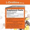 Ornithine 500mg by Now Foods  -  120 Capsule - 2 of 2