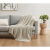 50"x70" Oversized Cozy Knit Throw Blanket Beige - Truly Soft: Polyester, Soft Touch, Machine Washable - 4 of 4