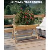 52x30x54in Raised Garden Bed with Legs,Wooden Elevated Raised Garden Beds Outdoor - 4 of 4