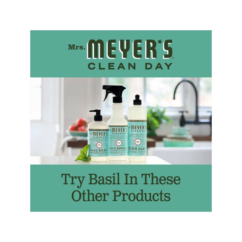 Mrs. Meyer&#39;s Clean Day Basil Scented Liquid Hand Soap Refill - 33 fl oz, 5 of 7