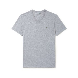 Lacoste Men's Short Sleeve V-Neck Pima Cotton T-Shirt - 1 of 3
