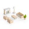 Guidecraft Modern Home Dollhouse Furniture - 24 pc. Set: Dollhouse Accessories Pretend Play Furniture, Toys for Boys Girls & Toddlers 3Y+ - 4 of 4