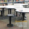 ECR4Kids SitWell Wobble Stool, Adjustable Height - 4 of 4