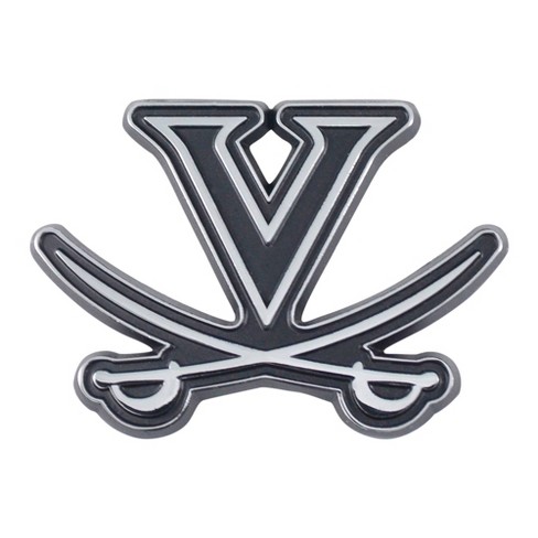 Ncaa University Of Virginia Cavaliers 3d Chrome Metal Emblem : Target