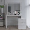 Cordelia Makeup Vanity White - Boahaus - 3 of 4