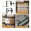 Black Over The Door Pantry Organizer, 8-Tier Adjustable Over-Door Storage Organizer, Multi-Space Kitchen, Bathroom, Bedroom - 2 of 4
