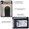 Alpine Swiss RFID Dermot Money Clip Front Pocket Wallet For Men Leather Comes in a Gift Box - 3 of 4
