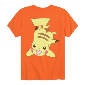 Boys' - Pokémon - Pikachu Red Cheeks Short Sleeve Graphic T-Shirt - 1 of 4