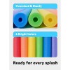 Joyfy Pool Noodles, Multicolor Pool Noodles Foam, 6 Pack 48 Inch Floating Foam Tube, Hollow Swim Noodles for Swimming Pool Floating&Craft Projects - 2 of 4