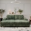 GDFStudio Vaughan Modern Corduroy 2-Seat Oversize Recliner Lounge Sofa with Arm Storage Cabinet - 3 of 4