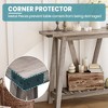Crestlive Products Farmhouse Console Table for Entryway - Wood Entryway Tables with Shelves, Sofa Table for Entryway, Living Room, Hallway - 4 of 4