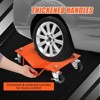 Heavy Duty Steel Car Mover Dolly, 2/4 Piece Car Wheel Dolly Set, Single 1500lbs Capacity Car Tire Dolly for Moving Cars, Trucks, Trailers,Motor,Boats - 4 of 4