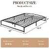 Metal Platform Bed Frame, Heavy Duty Strong Support Slat, Mattress Foundation, No Box Spring Needed, Noise-Free - 3 of 4