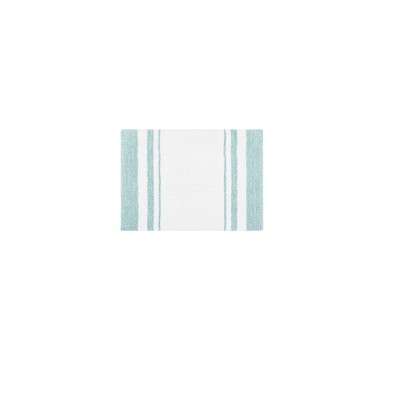 Vynxaria Spa-Ready Reversible Bath Mat - Striped Comfort 20x30 Inches