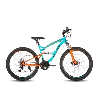 HILAND Clark Full Suspension 26 Inch Mountain Bike - Blue