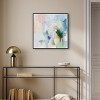 Art Remedy Verdant Breeze Over White Modern Colorful Art Framed - 2 of 4