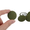 Unique Bargains Metal Shank Round Cloth Covered DIY Sewing Buttons 20 Pcs - 4 of 4