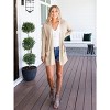 Imily Bela Women's Long-Sleeve Cardigan Sweater, Long Solid Color Knit Casual Jacket with Pockets - 4 of 4