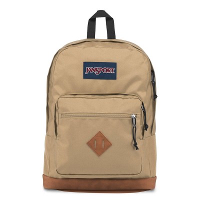 field tan jansport backpack
