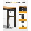 60" Adjustable Height Work Bench with Power Outlet, Heavy Duty Solid Wood Work Table, Max 2200 LBS Capacity Garage - 3 of 4