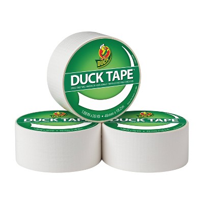 Duck 3pk 1.88" x 20yd Duct Tape White
