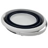 SAMMART Collapsible Plastic Bucket - Foldable Tub - Portable Space Saving Outdoor Container (Grey/Slate Grey, 8.5L Round) - 2 of 4