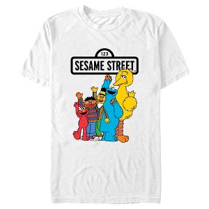 Men's Sesame Street AB/CD Cookie and the Monsters T-Shirt - 1 of 4