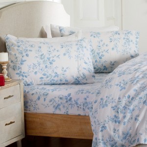 Market & Place Alpine Cotton Flannel Printed Sheet Set - 1 of 4