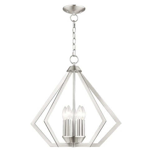 Livex Lighting Prism 5 - Light Chandelier in  Brushed Nickel - image 1 of 2