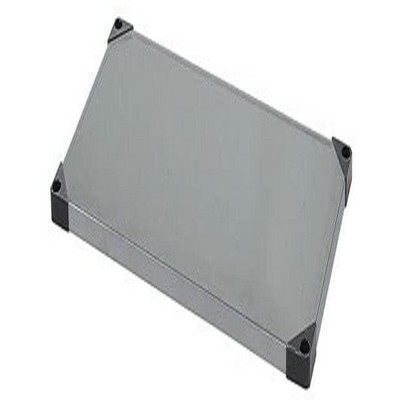 Quantum Storage Systems Shelf, Solid, 72"W X 14"D, 300 - 600 Lb. Capacity, Double Hemmed Perimeter With Marine Edge, 304 Stainless Steel, Nsf