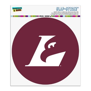 University of Wisconsin - La Crosse University Primary Logo Automotive Car Window Locker Circle Bumper Sticker - 1 of 4