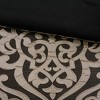 AENKYO Queen 8-Piece Jacquard Comforter Set, Damask Medallion Overfilled Bedding with Bed Skirt & Decor Pillows - 4 of 4