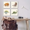 Stupell Industries Educational Dinosaurs Scientific Species Black Framed Giclee Art - 2 of 4