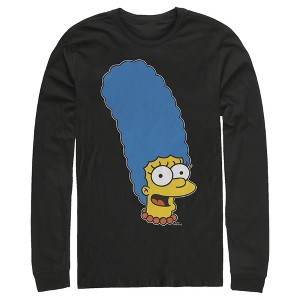 Men's The Simpsons Marge Long Sleeve Shirt - 1 of 4