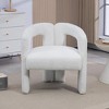Modern Dining Chair, Open-Back Modern Kitchen Armchair for Living Room Dining Room, 330lb Weight Capacity - 2 of 4