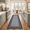 Coucheta Washable Modern Rug, Non-Slip, Foldable & Low Pile Thin Carpet, Soft Non-Shedding Neutral Print for Living Room & Bedroom, Nursery - 4 of 4