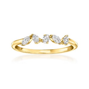 Pure Collection by Ross-Simons 0.25 ct. t.w. Multi-Shaped Lab-Grown Diamond Ring in 18kt Gold Vermeil - 1 of 4