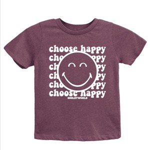 The Juniper Shop SmileyWorld Choose Happy Smiley Face Youth Short Sleeve Tee - 1 of 4